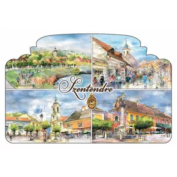 Hűtőmágnes,ablakforma, Szentendre, CZW.ablmágn-SZE9 Hűtőmágnes,ablakforma, Szentendre, CZW.ablmágn-SZE9