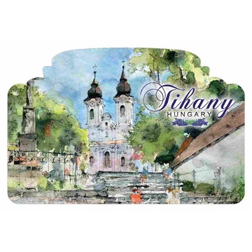 Hűtőmágnes,ablakforma, Tihany, CZW.ablmágn-TIH07 Hűtőmágnes,ablakforma, Tihany, CZW.ablmágn-TIH07