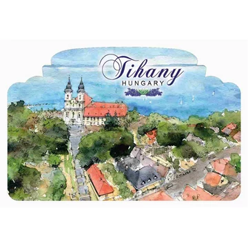 Hűtőmágnes,ablakforma, Tihany, CZW.ablmágn-TIH08 Hűtőmágnes,ablakforma, Tihany, CZW.ablmágn-TIH08