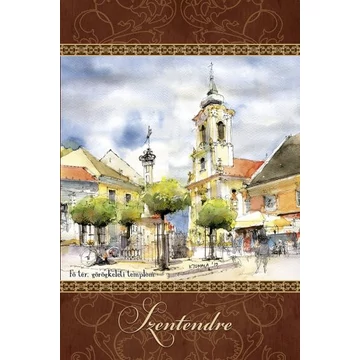 Jegyzettömb 110x165mm, 144 vonalas oldal, Szentendre, CZW.jt41N-S-SZE02