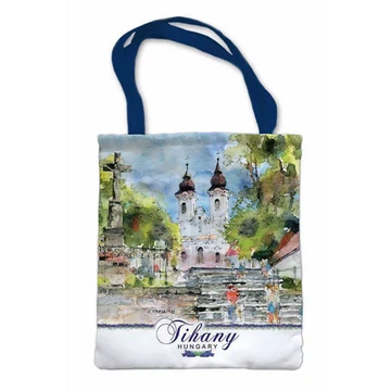 Táska ,polyester,30x32cm,Tihany, CZW.pestásk-TIH01