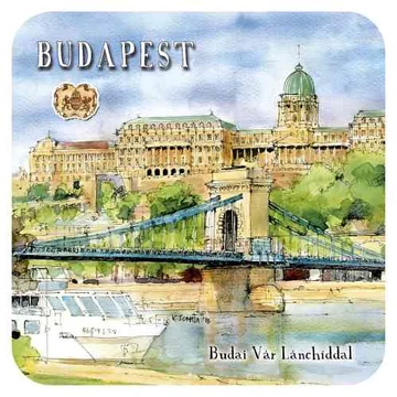 Parafa poháralátét,1 db-os, Budapest, CZW.pohalá1-BU3 Parafa poháralátét,1 db-os, Budapest, CZW.pohalá1-BU3