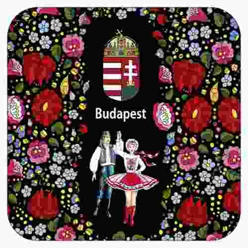 Parafa poháralátét,1 db-os, Folk, CZW.pohalá1-FO15 Parafa poháralátét,1 db-os, Folk, CZW.pohalá1-FO15