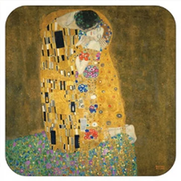 Parafa poháralátét ,2 db-os szett, Klimt: The Kiss, CZW.pohalá2-KL01