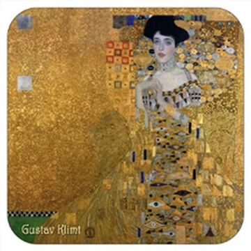 Parafa poháralátét ,2 db-os szett, Klimt: Adele, CZW.pohalá2-KL02