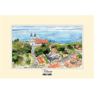 Reprodukció 10x15cm, Tihany, CZW.rp10x15-TIH03