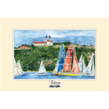 Reprodukció 10x15cm, Tihany, CZW.rp10x15-TIH06