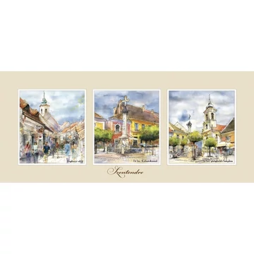 Reprodukció 12x28cm, Szentendre, CZW.rp12x28-SZE01