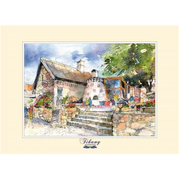 Reprodukció 15x21cm, Tihany, CZW.rp15x21-TIH04