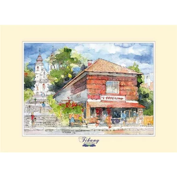 Reprodukció 15x21cm, Tihany, CZW.rp15x21-TIH05