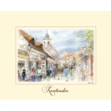 Reprodukció 24x30cm, Szentendre, CZW.rp24x30-SZE02