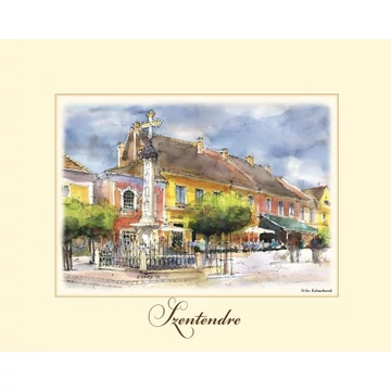 Reprodukció 24x30cm, Szentendre, CZW.rp24x30-SZE04