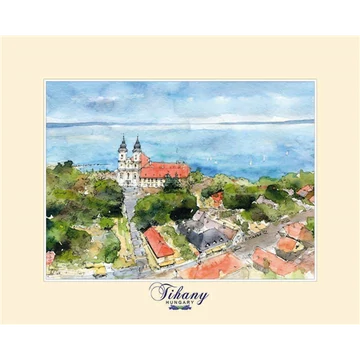 Reprodukció 24x30cm, Tihany, CZW.rp24x30-TIH03