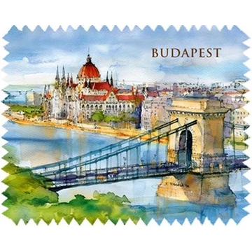 Szemüvegtörlő kendő Budapest, CZW.szkend-BU03 Szemüvegtörlő kendő Budapest, CZW.szkend-BU03