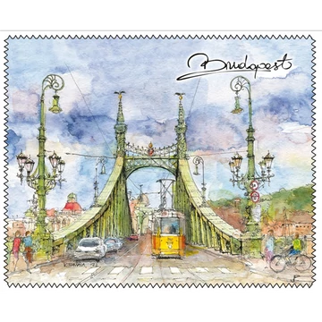 Szemüvegtörlő kendő Budapest, CZW.szkend-BU04