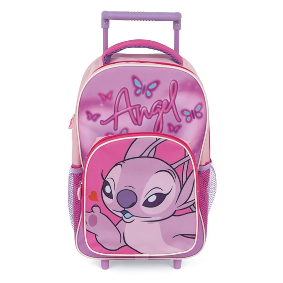 Disney Lilo és Stitch, A csillagkutya Pink Angel gurulós ovis hátizsák, táska 36 cm Disney Lilo és Stitch, A csillagkutya Pink Angel gurulós ovis hátizsák, táska 36 cm