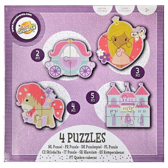 Hercegnő Magic forma puzzle 4 az 1-ben Hercegnő Magic forma puzzle 4 az 1-ben