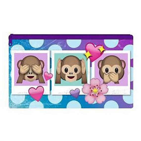 Emoji Dots Flower gyerek neszeszer, tolltartó