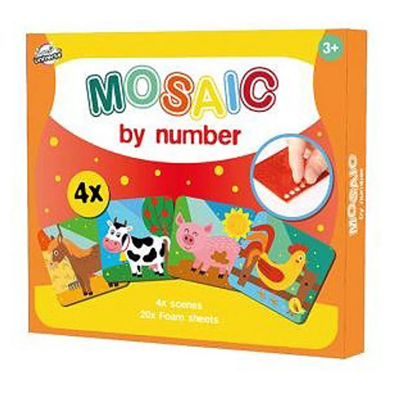 Állatos Farm habszivacs mozaikos kreatív szett