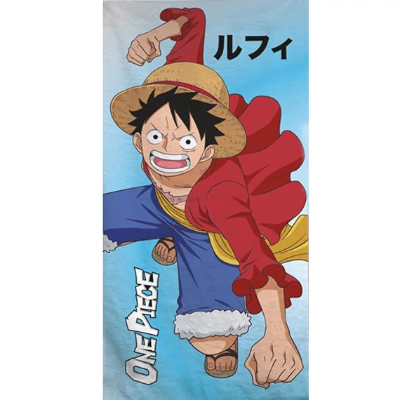 One Piece Smiling Pirate fürdőlepedő, strand törölköző 70x140cm (Fast Dry)