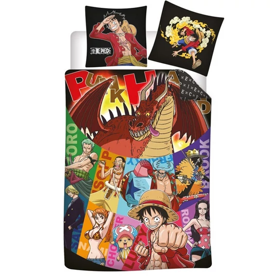 One Piece Travelers ágyneműhuzat 140×200cm, 63×63 cm microfibre