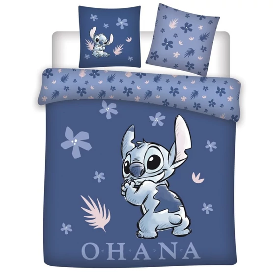 Disney Lilo és Stitch, A csillagkutya Ohana dupla, kétszemélyes ágyneműhuzat 240×220cm, 65x65 cm Disney Lilo és Stitch, A csillagkutya Ohana dupla, kétszemélyes ágyneműhuzat 240×220cm, 65x65 cm
