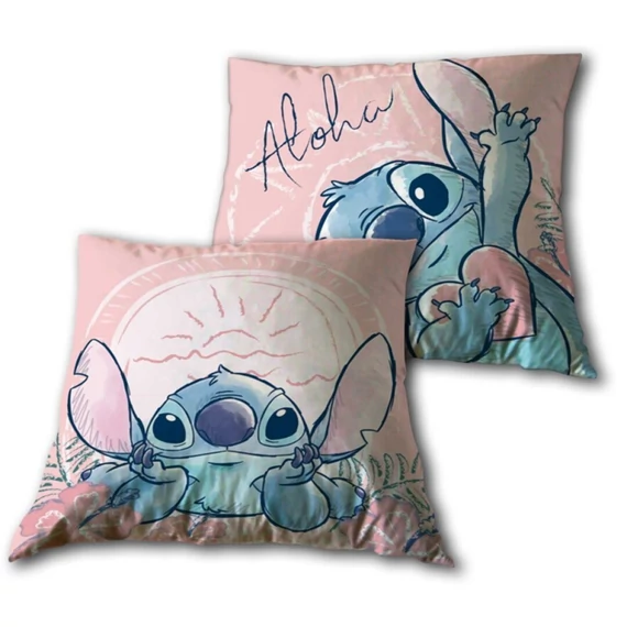 Disney Lilo és Stitch, A csillagkutya Heart párna, díszpárna 40x40 cm Disney Lilo és Stitch, A csillagkutya Heart párna, díszpárna 40x40 cm