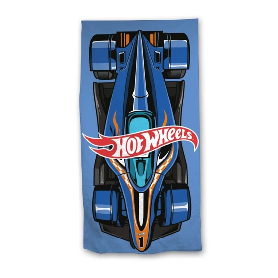 Hot Wheels Blue fürdőlepedő, strand törölköző 70x140cm (Fast Dry)