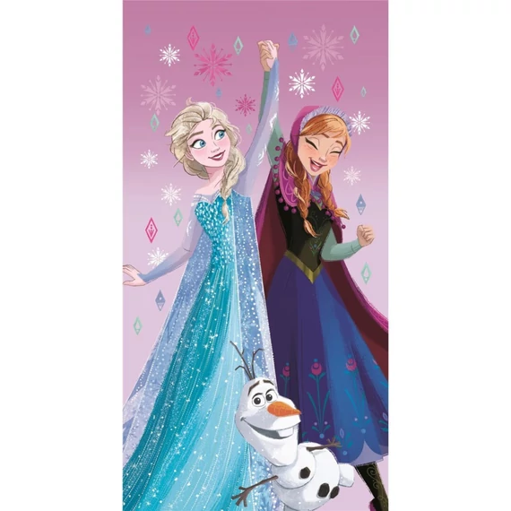 Disney Jégvarázs Wonderland fürdőlepedő, strand törölköző 70x140cm (Fast Dry)