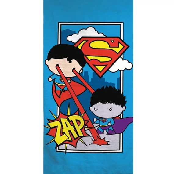 Superman Laser fürdőlepedő, strand törölköző 70x140cm Superman Laser fürdőlepedő, strand törölköző 70x140cm