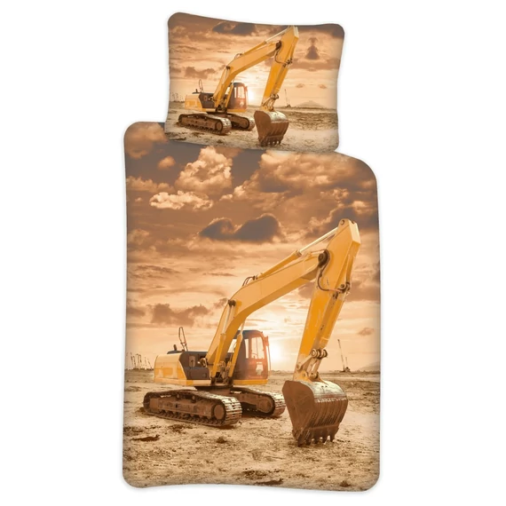 Építkezés gyerek, ovis ágyneműhuzat 100×140 cm, 40×45cm Építkezés gyerek, ovis ágyneműhuzat 100×140 cm, 40×45cm