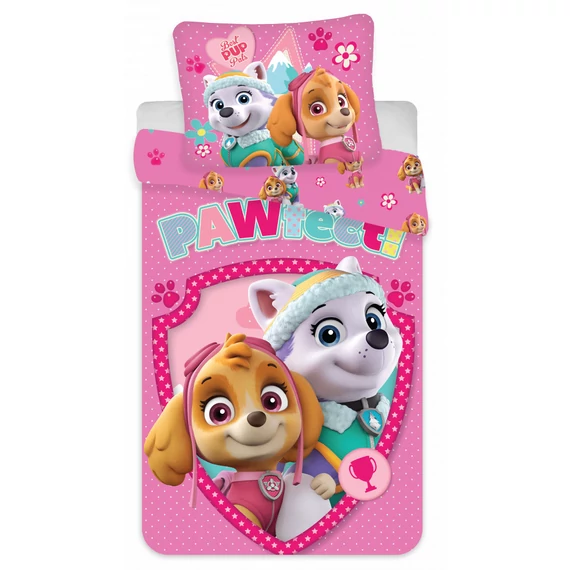 Mancs Őrjárat Pawfect gyerek, ovis ágyneműhuzat 100×135cm, 40×60 cm