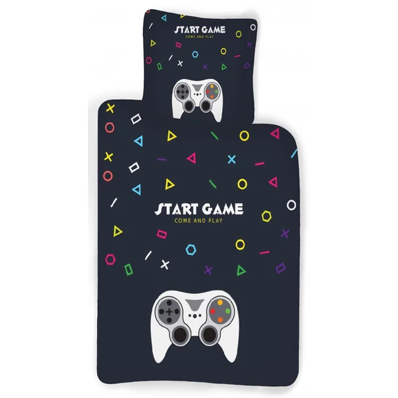 Gamer Start Game ágyneműhuzat  140×200cm, 70×90 cm Gamer Start Game ágyneműhuzat  140×200cm, 70×90 cm
