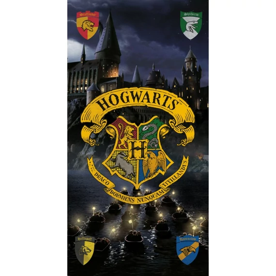 Harry Potter Sorting fürdőlepedő, strand törölköző 70x140cm