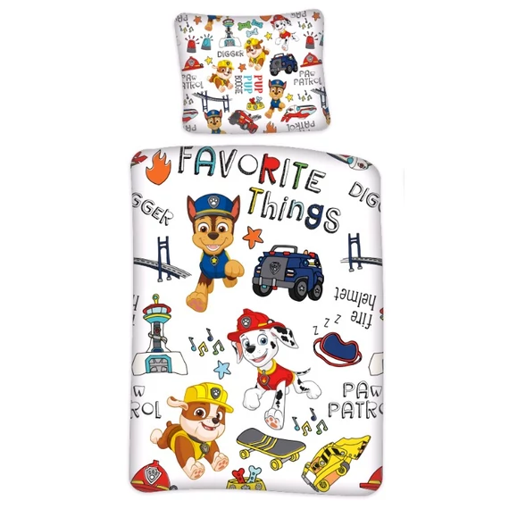 Mancs Őrjárat Things ágyneműhuzat 135×200cm, 80×80 cm Mancs Őrjárat Things ágyneműhuzat 135×200cm, 80×80 cm