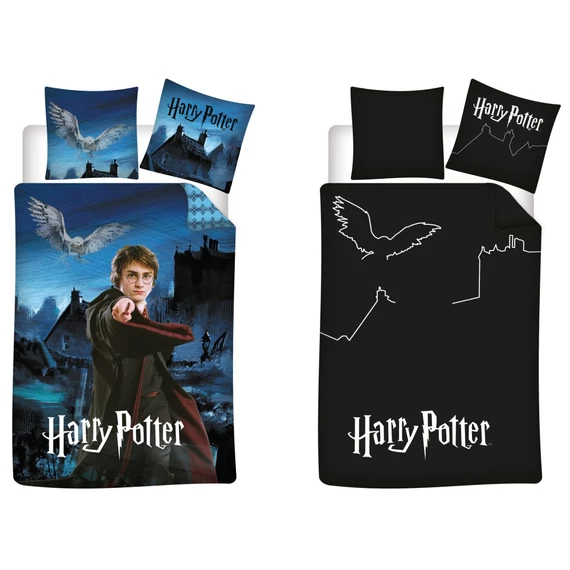 Harry Potter & Hedwig sötétben világító ágyneműhuzat 140×200cm, 70×90 cm Harry Potter & Hedwig sötétben világító ágyneműhuzat 140×200cm, 70×90 cm