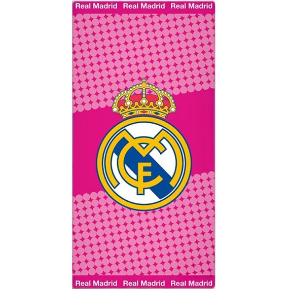 Real Madrid Pink fürdőlepedő, strand törölköző 70x140cm