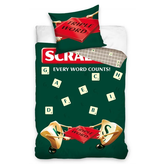 Scrabble Triple Word ágyneműhuzat 140×200cm, 70×90 cm Scrabble Triple Word ágyneműhuzat 140×200cm, 70×90 cm