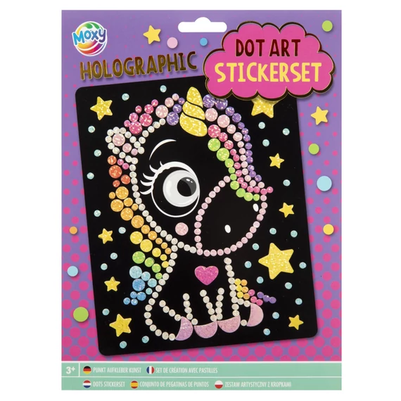 Unikornis Moxy hologrammos matrica készlet Unikornis Moxy hologrammos matrica készlet