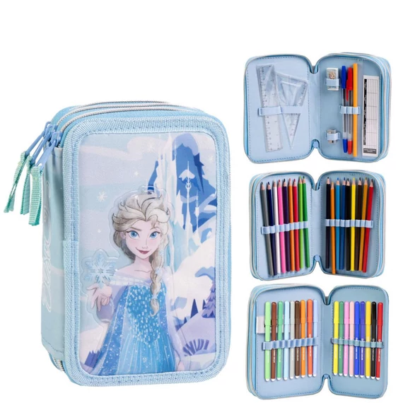 Disney Jégvarázs Frosty tolltartó töltött 3 emeletes
