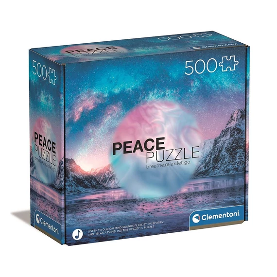 Hegyvidék Light Blue 500 db-os Peace puzzle Clementoni