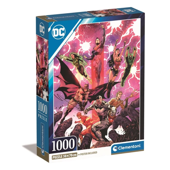 Az Igazság Ligája Defenders 1000 db-os Compact puzzle Clementoni