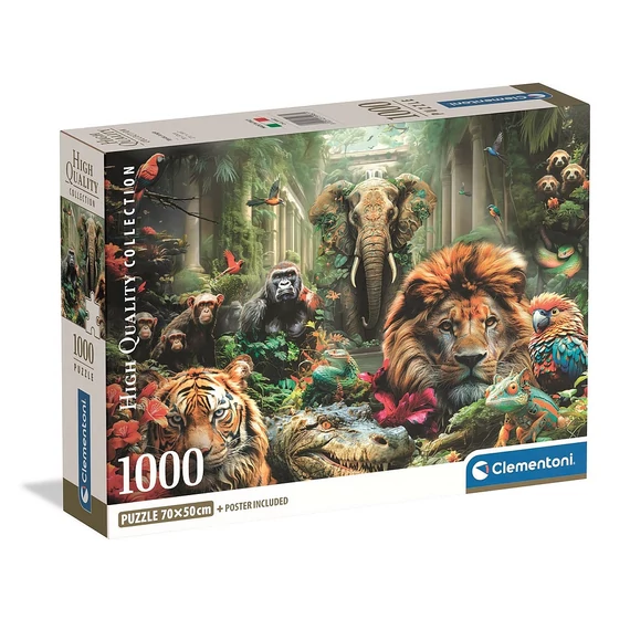 Állatos Mystic Jungle 1000 db-os puzzle Clementoni