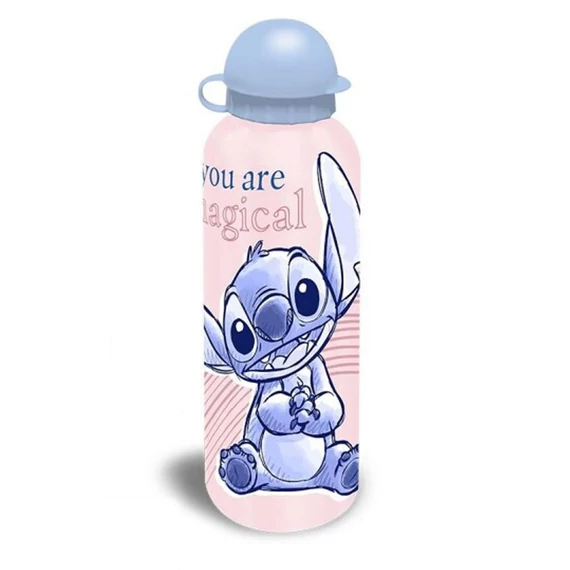 Disney Lilo és Stitch, A csillagkutya Magical Pink alumínium kulacs ivókupakkal 500 ml Disney Lilo és Stitch, A csillagkutya Magical Pink alumínium kulacs ivókupakkal 500 ml