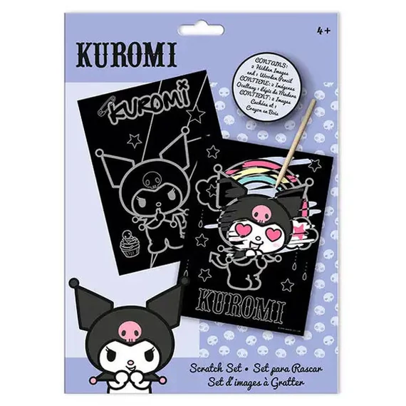 Hello Kitty Kuromi scratch képkarcoló készlet Hello Kitty Kuromi scratch képkarcoló készlet
