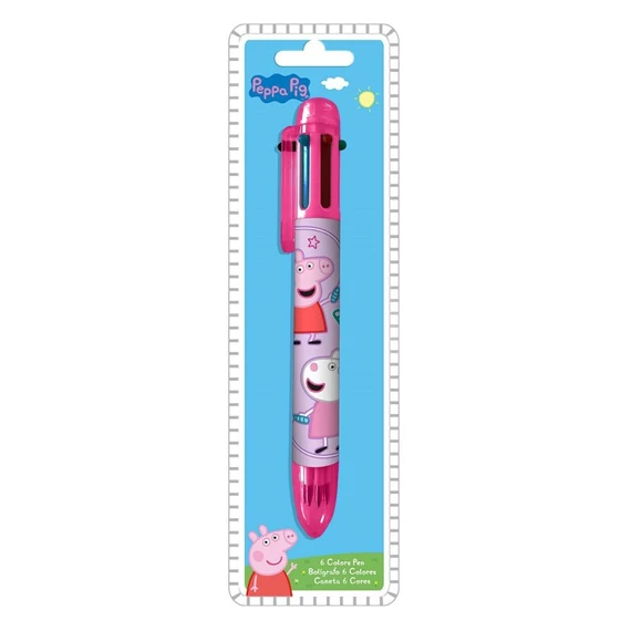 Peppa malac Pink 6 színű toll