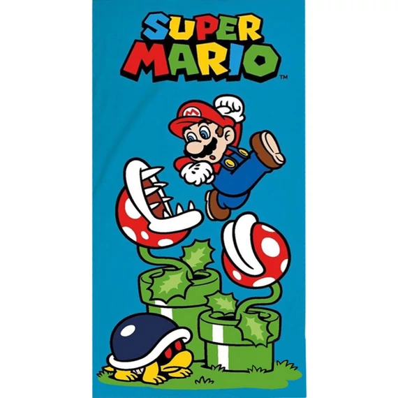 Super Mario Victory fürdőlepedő, strand törölköző 70x140cm Super Mario Victory fürdőlepedő, strand törölköző 70x140cm