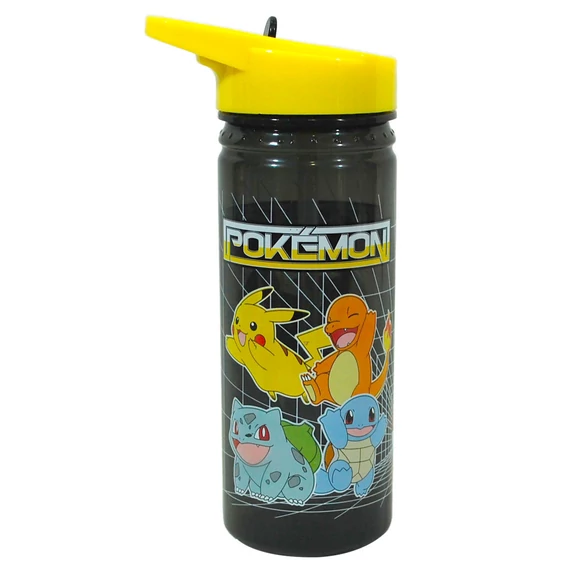 Pokémon Team műanyag szívószálas kulacs 600 ml