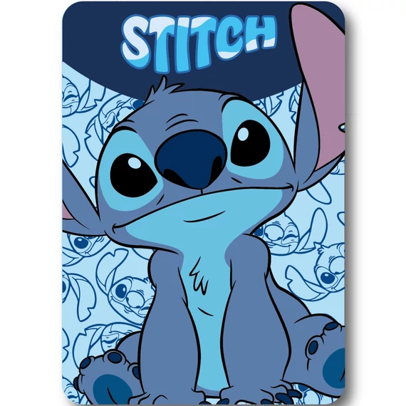 Disney Lilo és Stitch, A csillagkutya Happy polár takaró 100x140cm