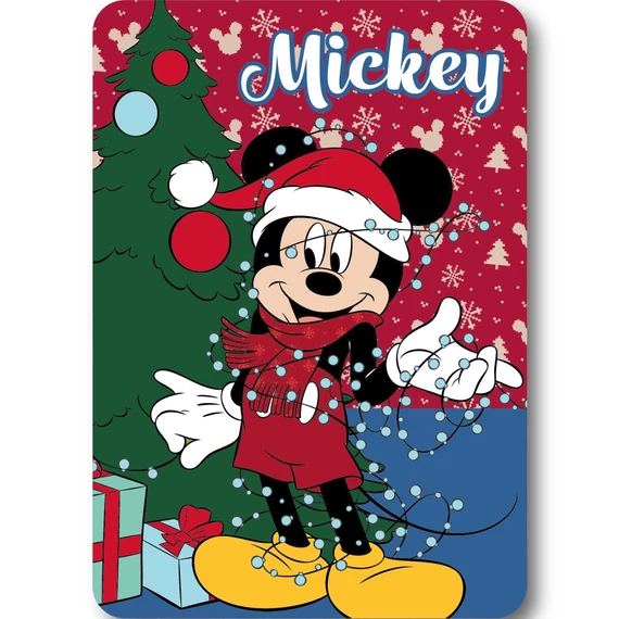 Disney Mickey Lights Karácsony polár takaró 100x140cm